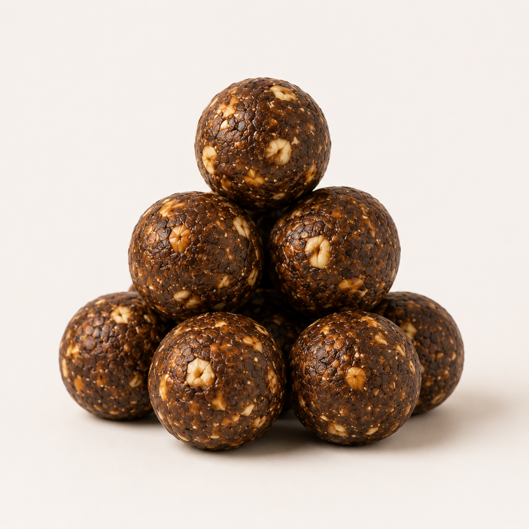 Coffee Hazelnut Protein Laddoos