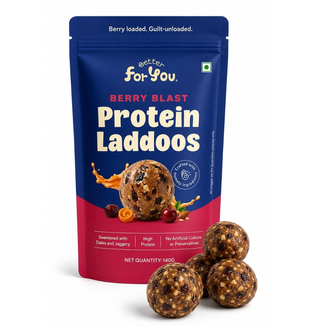 Berry Blast Protein Laddoos