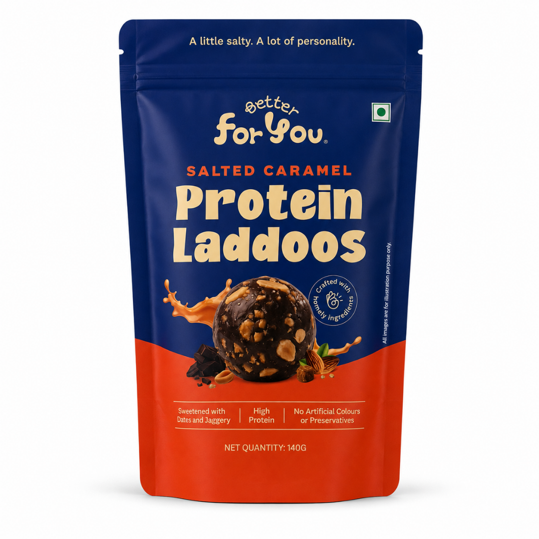 Salted Caramel Protein Laddoos