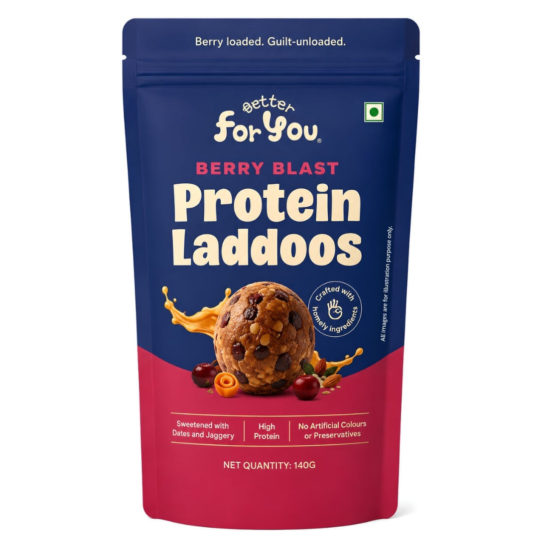 Berry Blast Protein Laddoos