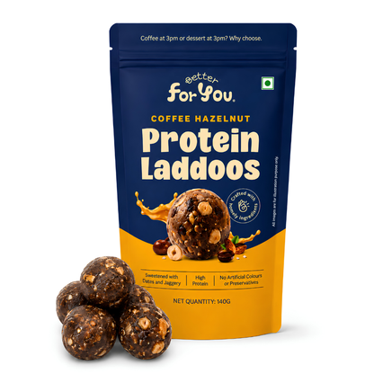 Coffee Hazelnut Protein Laddoos