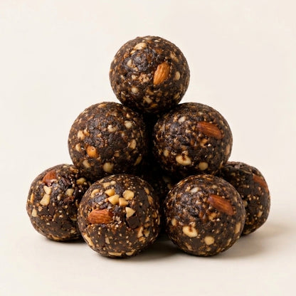 Salted Caramel Protein Laddoos