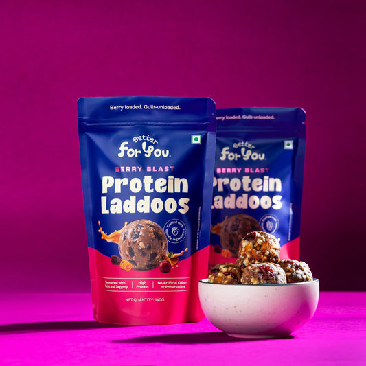 Berry Blast Protein Laddoos