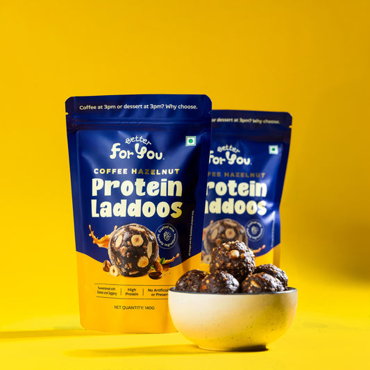 Coffee Hazelnut Protein Laddoos